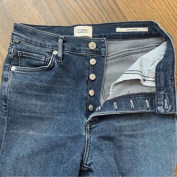 Citizens of Humanity Olivia High Rise Ankle Slim in Rosetta size 26 - Picture 4 of 12